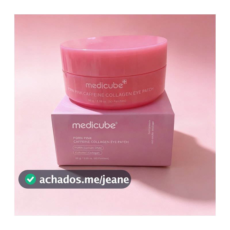 MEDICUBE Patch para Olhos com PDRN e Reafirmante Rosa 85g