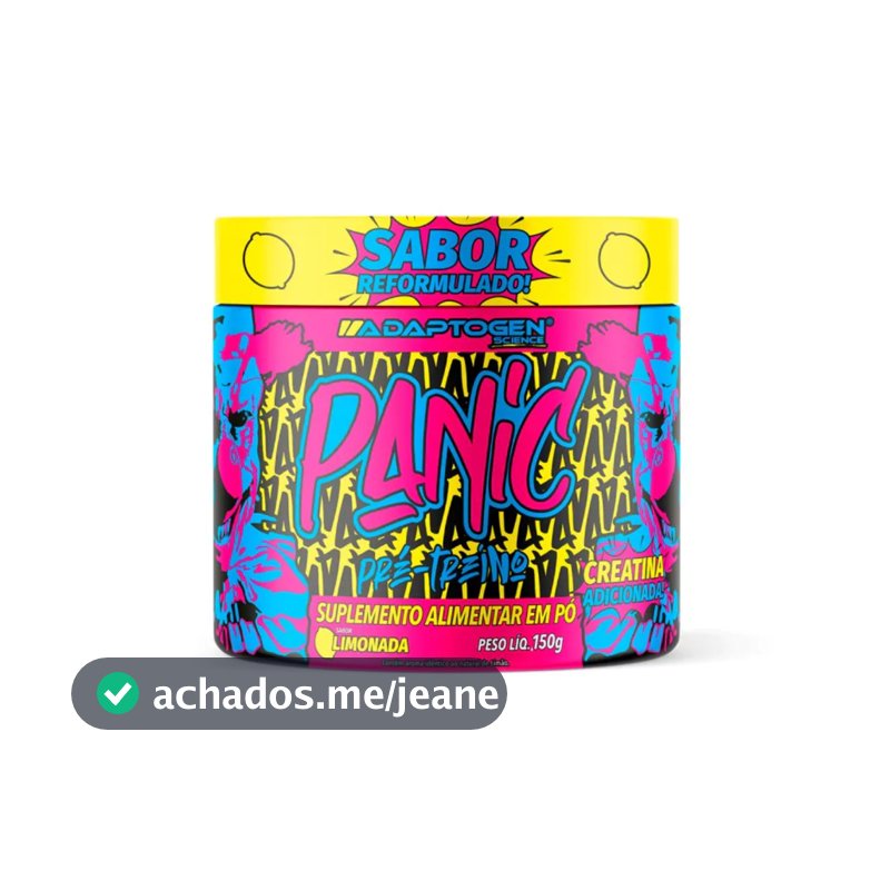 Pré treino Panic Adaptogen 150g Sabores