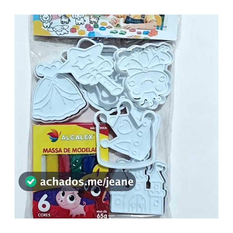 10 Kits Massinha De Modelar Com Cortadores Em Impressão 3D Kit Infantil Para Festa Escolas Presentes