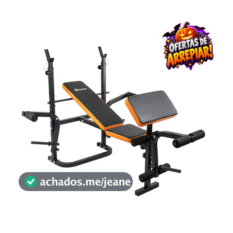 Estação de Musculação Banco de Supino Gallant Elite X (GBS1H03A-PT)