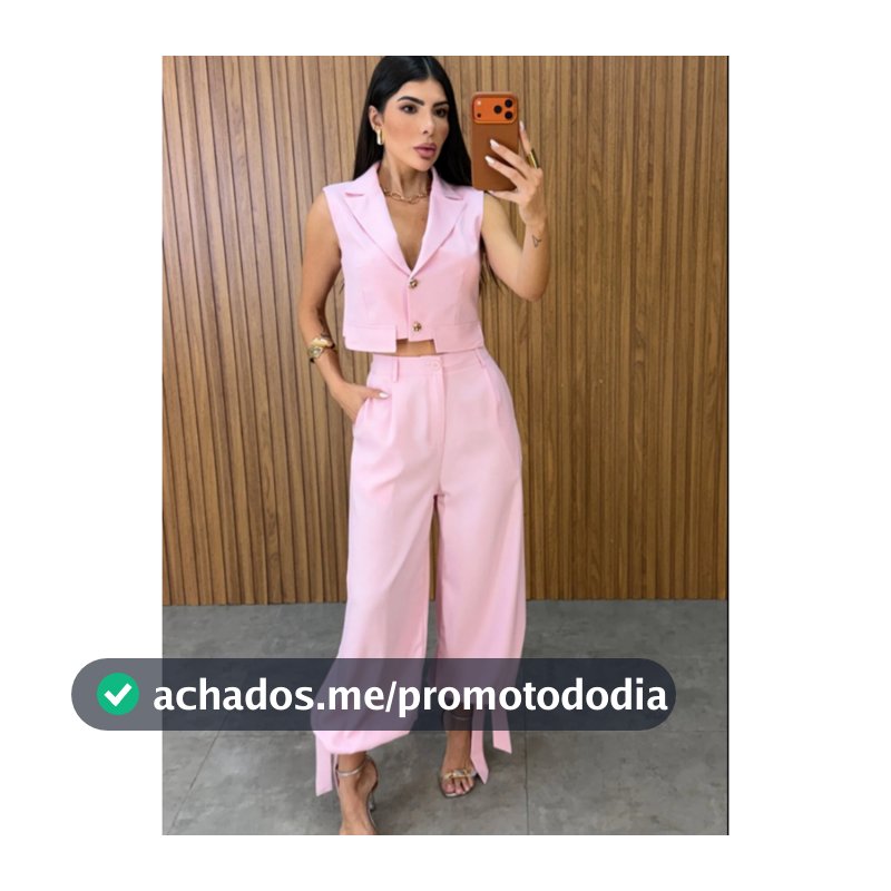 Conjunto Feminino Estilo Aladim Alfaiataria Premium