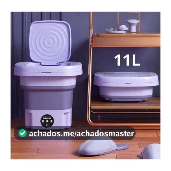 Mini máquina de lavar roupa 11L dobrável portátil moderna máquina de lavar automática 110v/220v