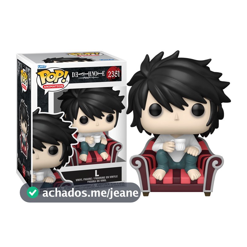 Pop Funko L #2381 - Death Note - FUNKO POP #2381