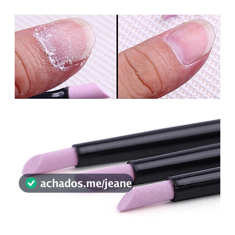 1/2/3 Pçs Caneta De Moagem De Quartzo Portátil Tesoura De Cutícula Unhas Removedor De Pele Morta Vara Arquivos De Unhas