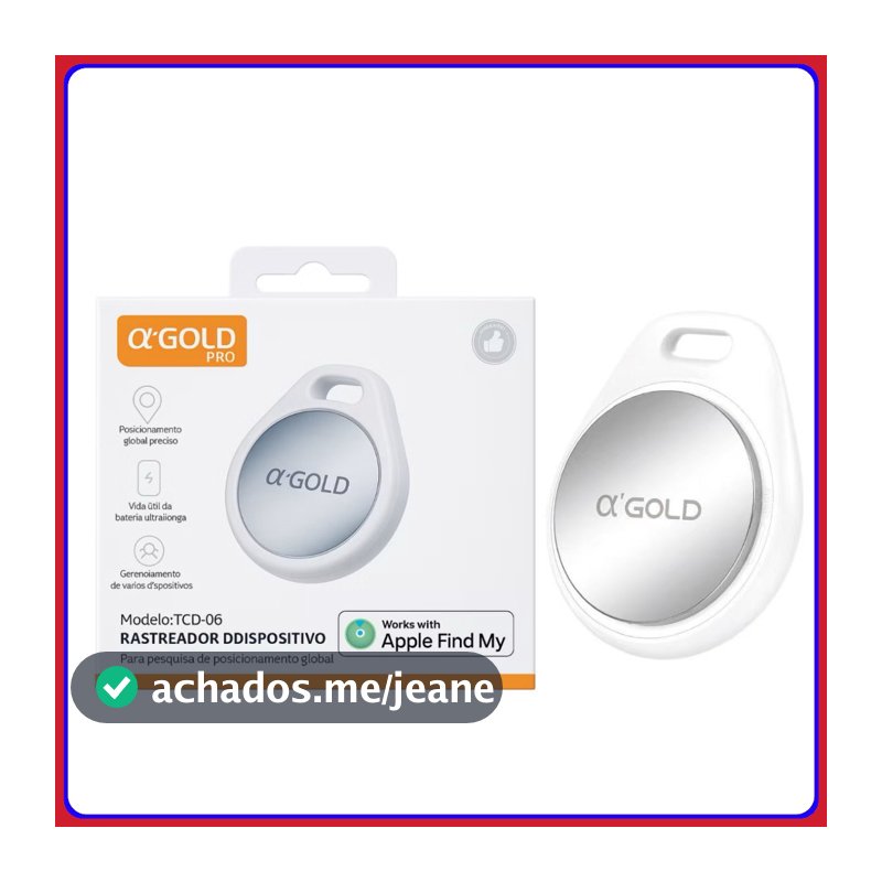 Smart Tag Rastreador  GPS Localizador Air Tag Inteligente (Apple Find My) original A'GOLD
