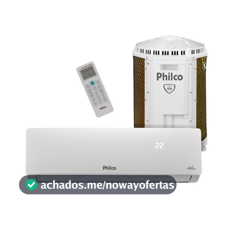 Ar Condicionado Philco 9000 BTUs PAC9FT - Split, Ciclo Frio, Inverter, Serpentina de Cobre, Branco
