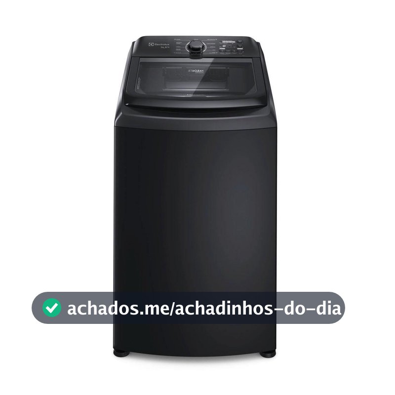Lavadora de Roupas Electrolux 14,5 Kg Efficient com 11 Programas de Lavagem, Jet&Clean e Ultra Filter - LEP15