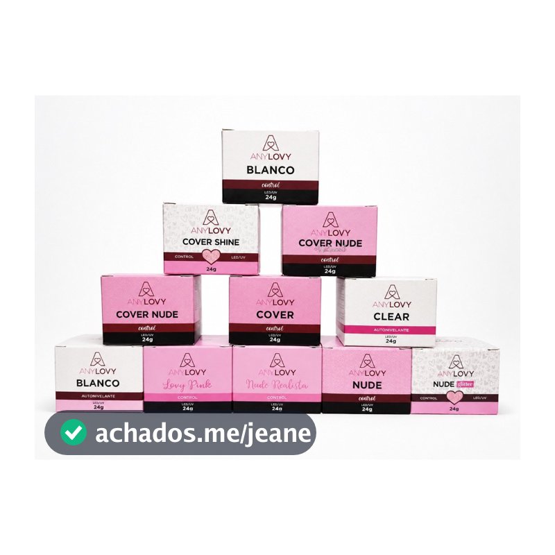 Gel Construtor - 24g - AnyLovy Alongamento Unha Postiça Acrigel Porcelana