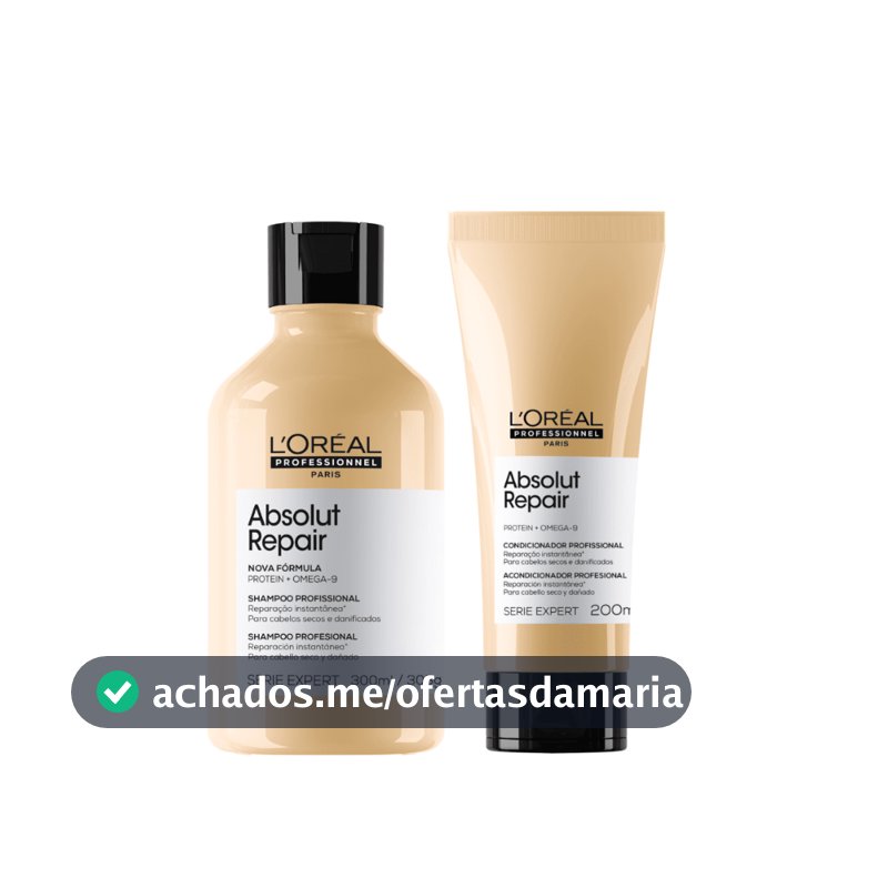 Kit Absolut Repair Shampoo e Condicionador Loréal