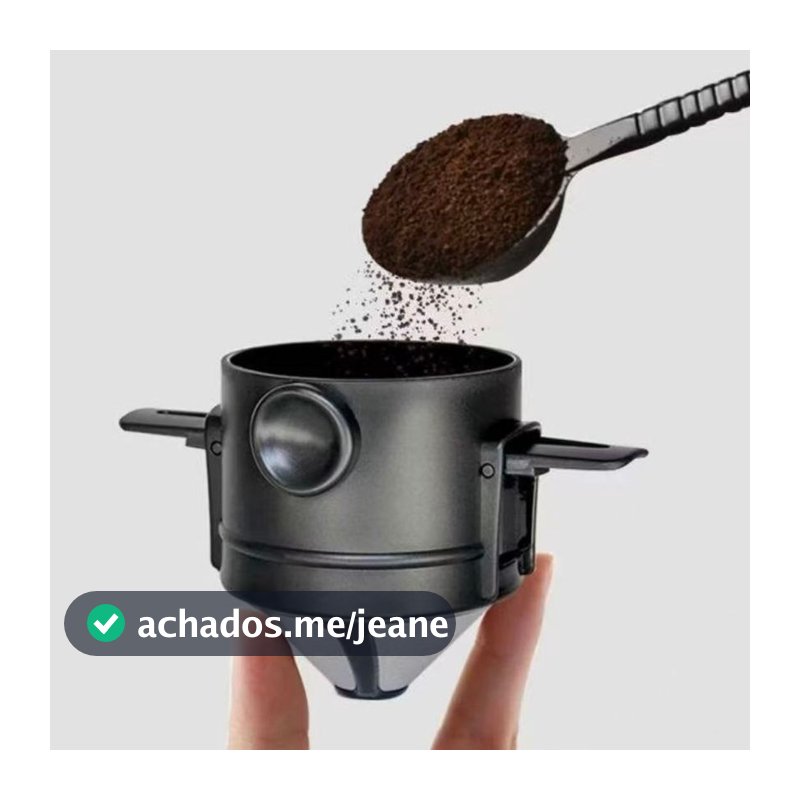 Mini Filtro De Café Chá Coador De Café Reutilizável Portátil Inox