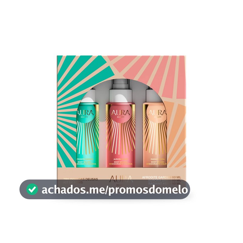 Kit Mini Body Splash - Trilogia das Deusas 60ml