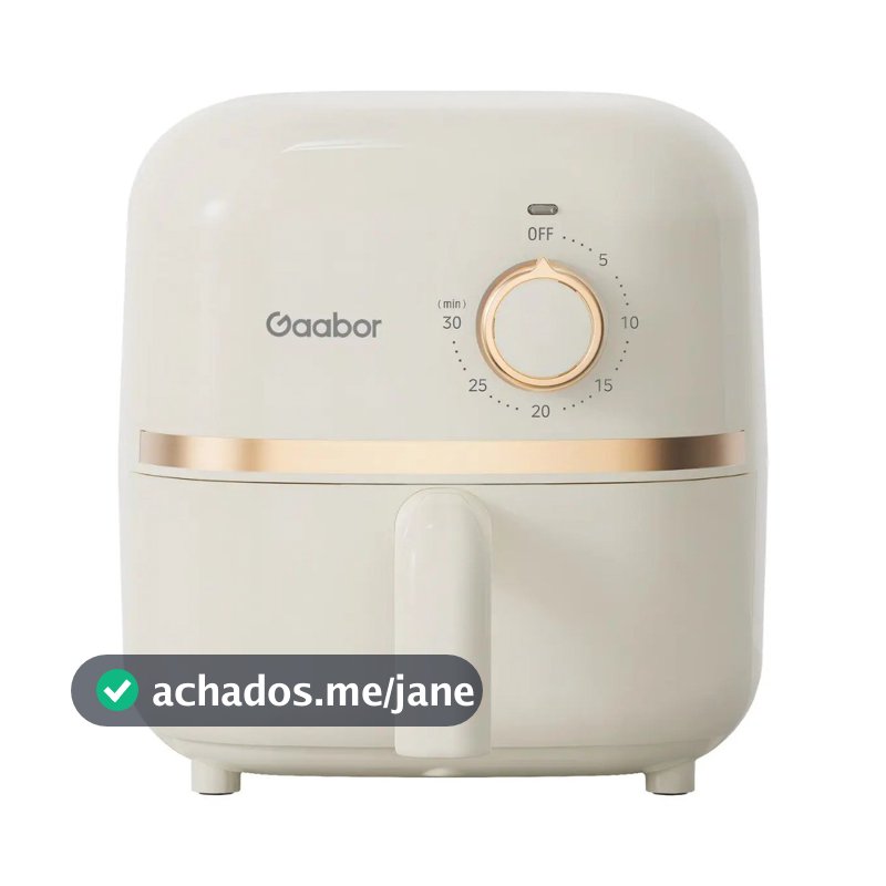 Air Fryer Pocket 1.4L Gaabor Fritadeira AF20M Off White