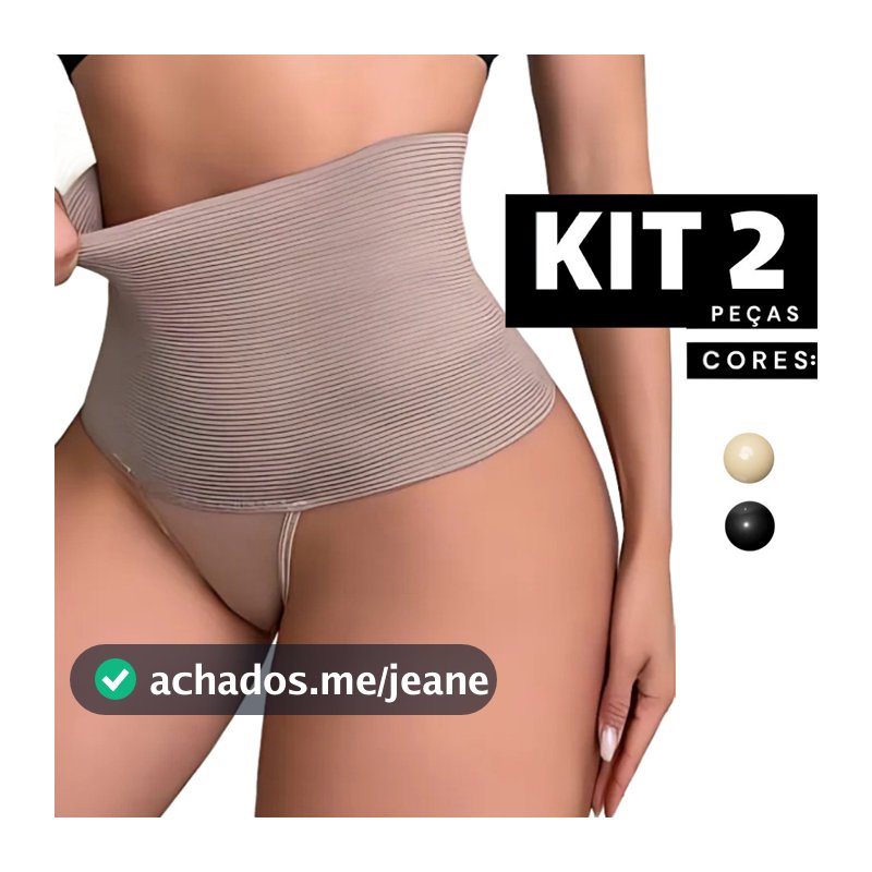 Kit 2 ou 1 Cinta Modeladora Zero Barriga Reduz Medidas Feminina Confortável Pós Parto Seca Barata