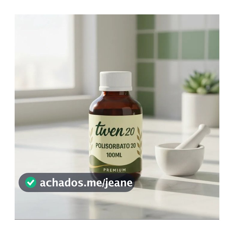 Twen 20 (Polisorbato 20) – Emulsionante e Solubilizante para Cosméticos