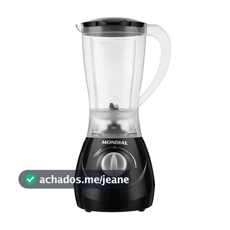 Liquidificador Mondial Power L-550 2 Velocidades e Pulsar 550W
