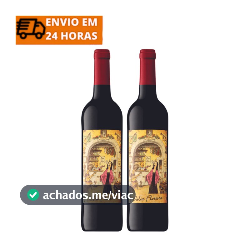 Kit 2 Vinhos Tinto Português Julia  Florista 750ml