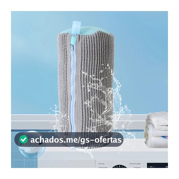 Bolsa para Lavar Sapato Tênis na Máquina de Lavar Prático