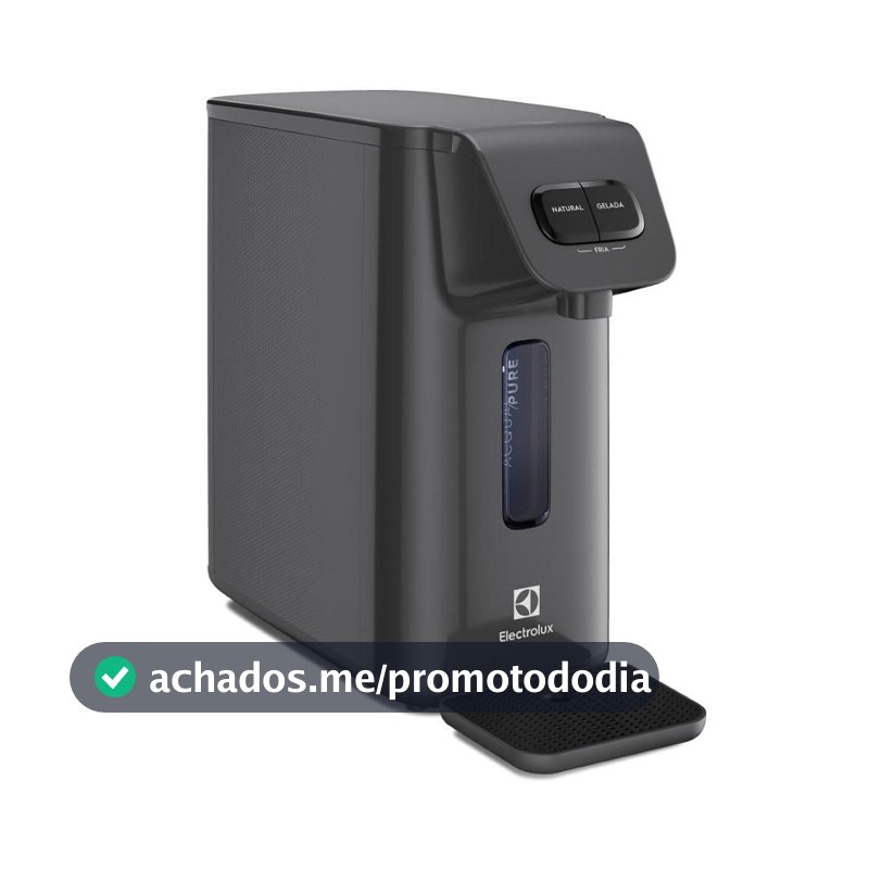 Purificador Electrolux Eletrônico Compacto Efficient Painel Mecânico Bivolt Cinza (PE15X)