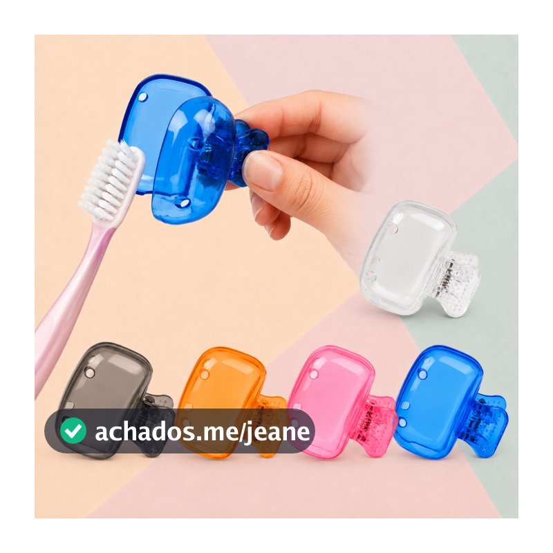 Até 5 Capas Protetoras de Escova de Dentes Clipe de Armazenamento Proteção À Prova de Poeira Transporte Viagem