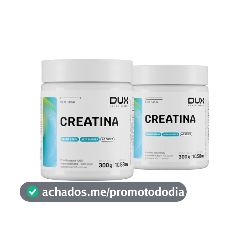 Kit com 2 Creatinas Monohidratadas DUX Nutrition