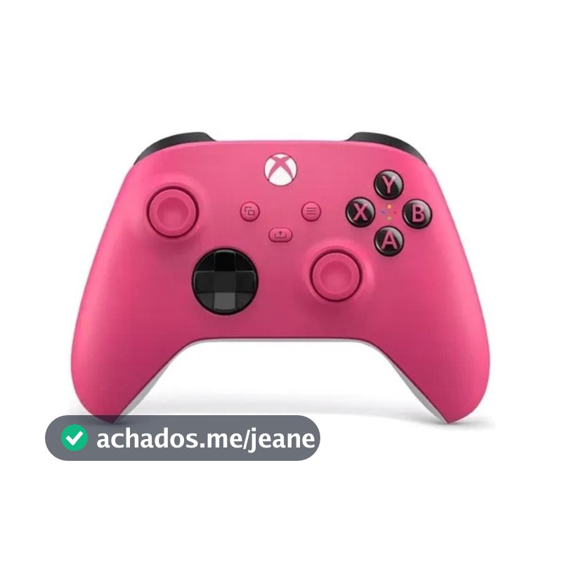 Controle Xbox Sem Fio Rosa WRLSDEEP