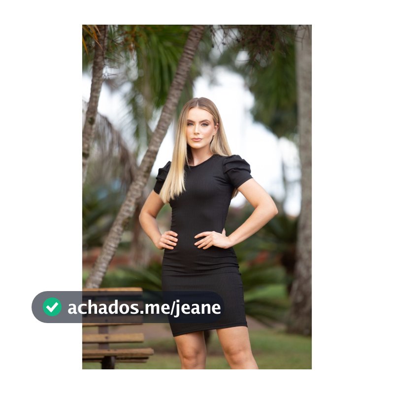 Vestido Malha Canelado Manga Princesa Zipituka 54 Preto