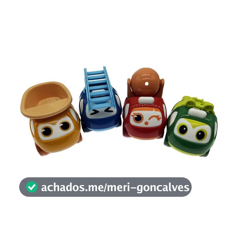 Kit 4 Carrinhos Baby com Fricção – Construção e Resgate • Coloridos e Educativos