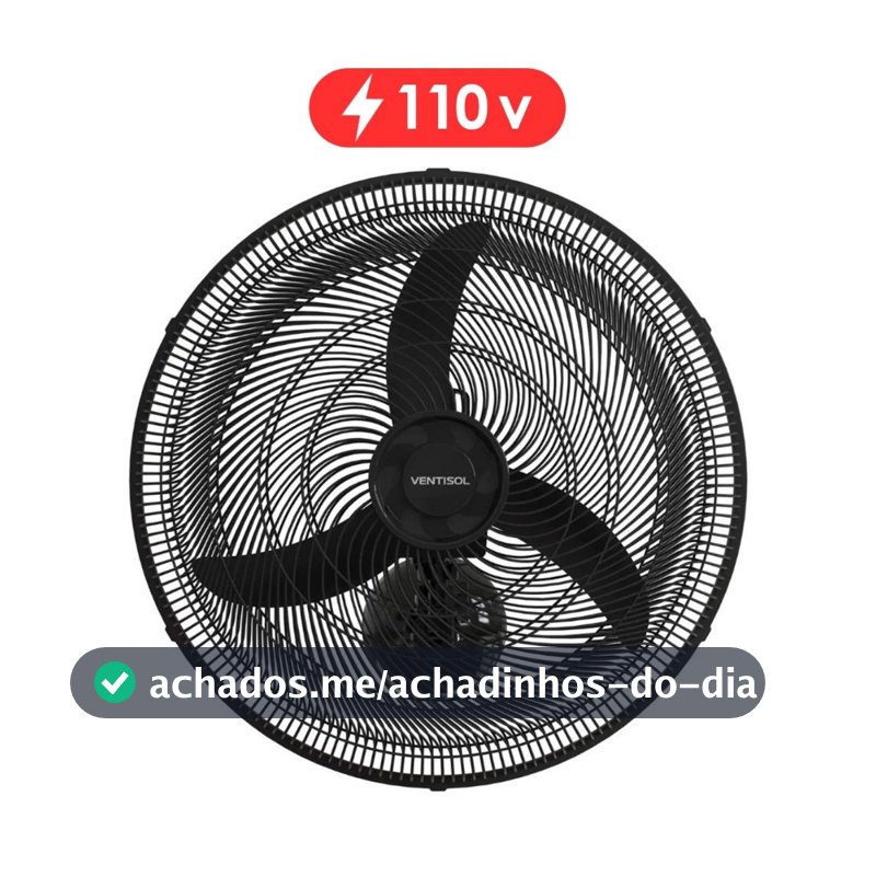 Ventilador De Parede 50 Cm Ventisol new 127V