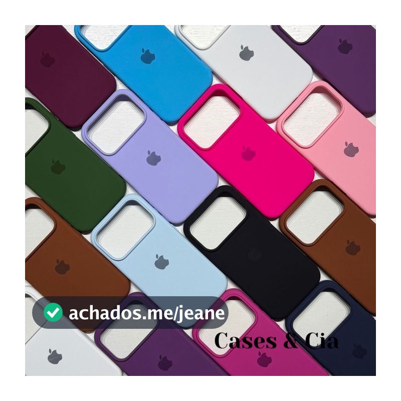 Capa Capinha Para iPhone 17 Pro Max Silicone Aveludada Protetora