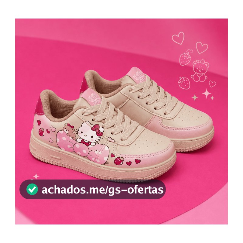 Tênis Infantil Feminino Casual Personalizados