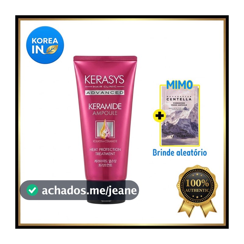 Kerasys Keramide Heat Protection Clinic Treatment 200ml - Tratamento Proteção Térmica e Queratina