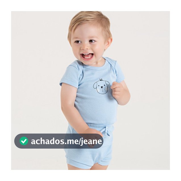 Conjunto Bebê Menino com Body curto e Tapa Fralda Short 100% Algodão Penteado Conforto e Qualidade