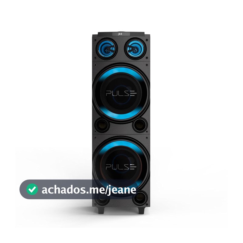 Caixa de Som Torre Pulse Double 10 Pol. 1800W RMS BT LED - SP507