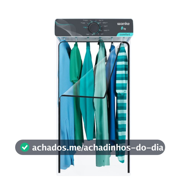 Secadora de Roupas de Parede Comfort 8kg Wanke