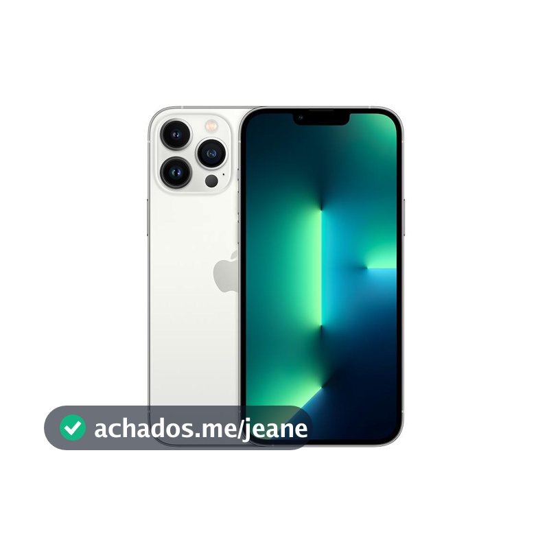 Usado: iPhone 13 Pro Max 128GB Prateado Muito Bom - Trocafy - Apple