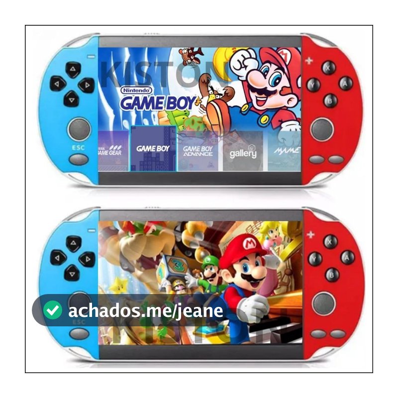 Videogame Portatil 10000 Jogos Retro 16GB, Jogos Arcade Antigos Console de Mão Envio na cor Aleatoria