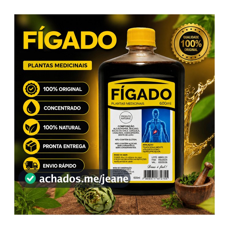 Cha Fig 500ml Natural e concentrado