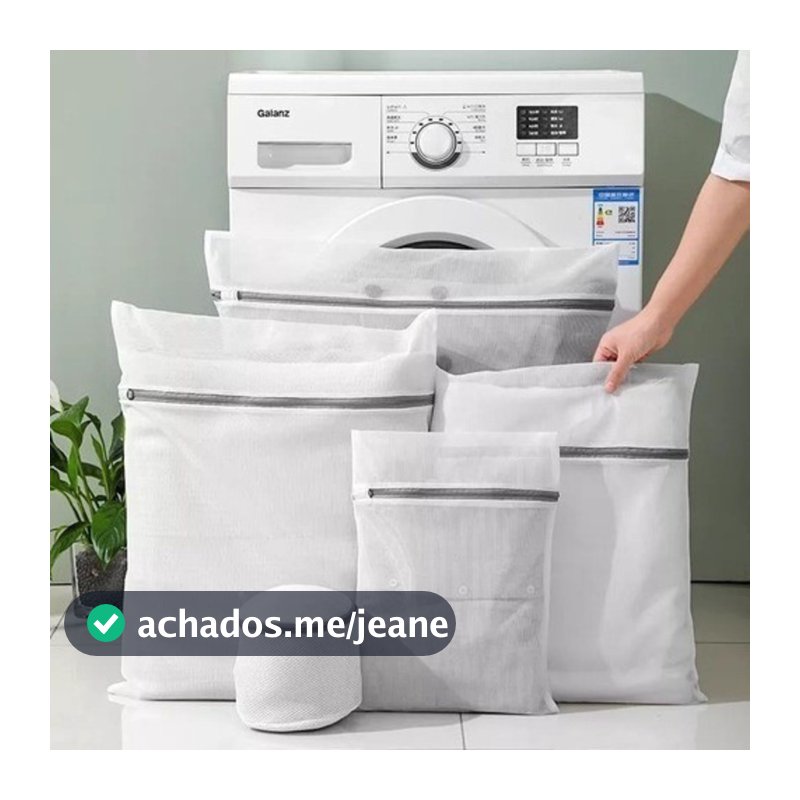 Kit 5 Saco Para Lavar Roupas Na Maquina