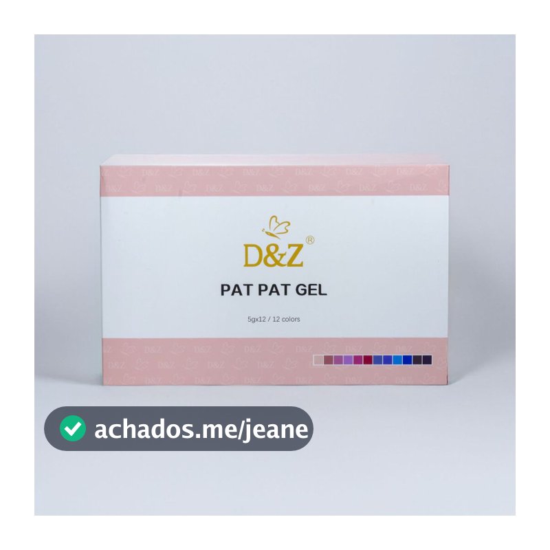 Kit Pat Pat Gel D&Z – 12 Cores | 5g Cada