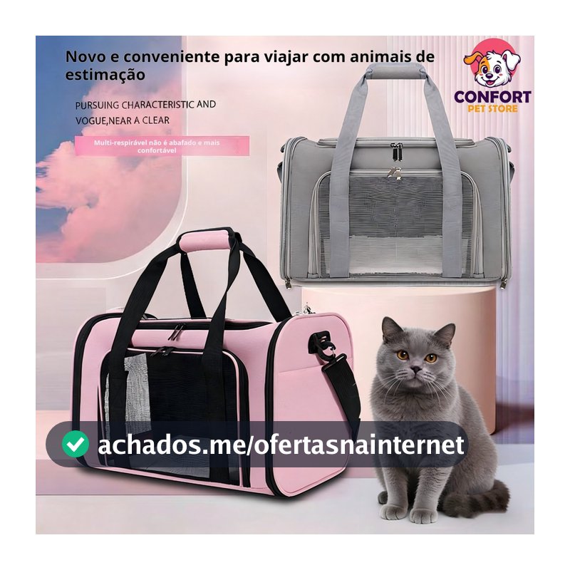 bolsa para gatos/Bolsa Transporte Cães E Gatos Mochila Avião Viagem Mala/bolsa de viagem de luxo para animais