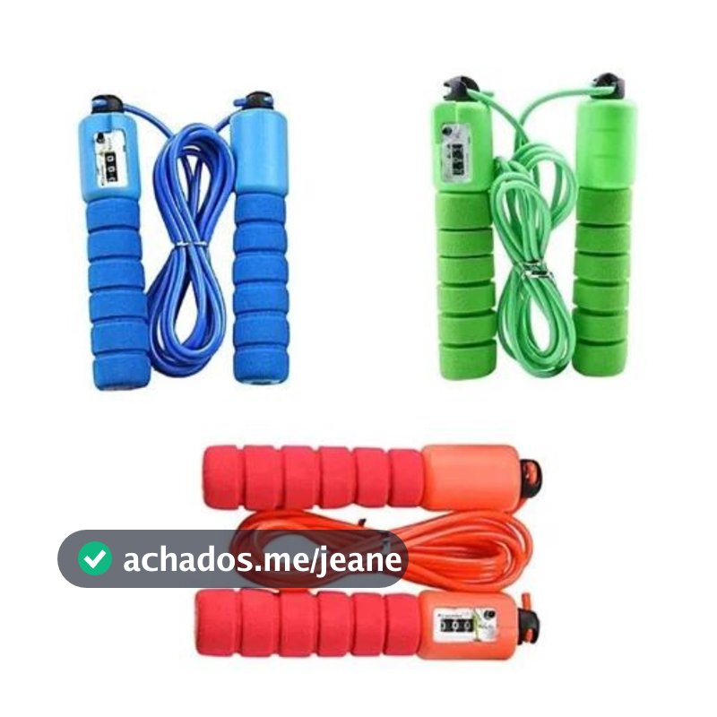 CORDA DE PULAR COM CONTADOR DE GIROS  ACADEMIA TREINOS CROSSFIT