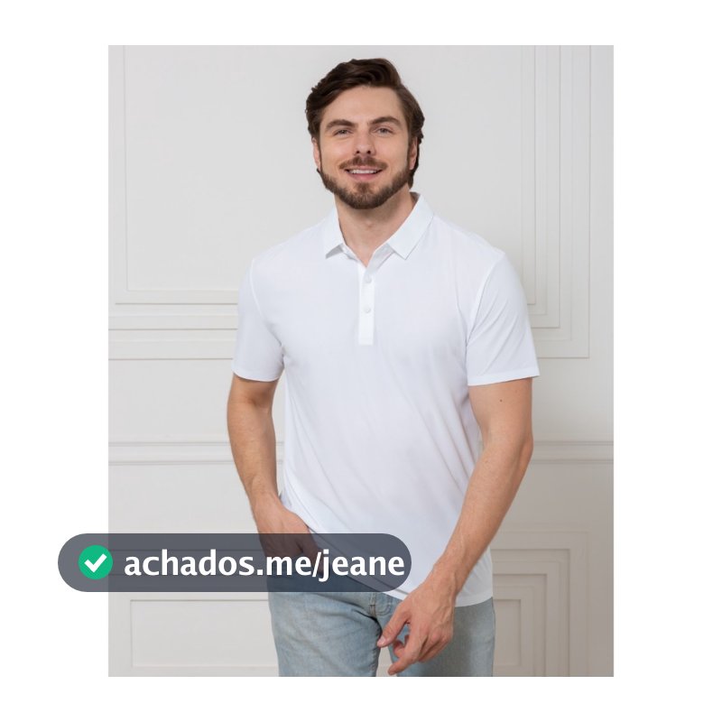 Camisa Polo Masculina Premium Tecido Gelado Lisa Casual e Social