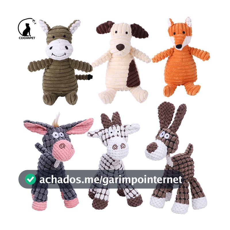 Brinquedo De Pelúcia Pet Para Cães Em Forma De Brinquedos Pequenos E Grandes Cachorro De Estimação