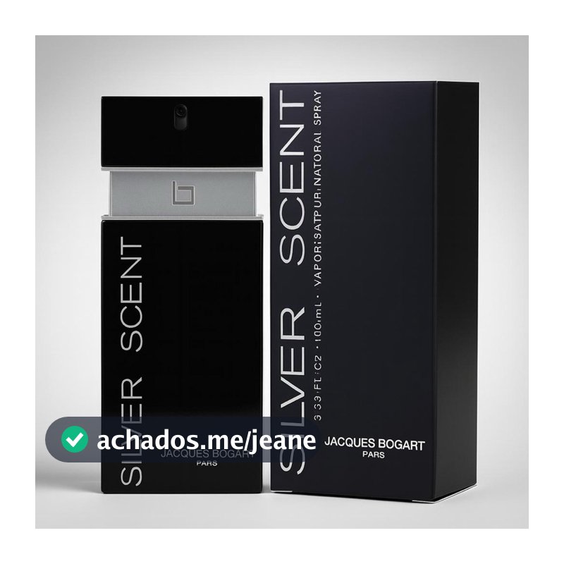 Perfume Silver Scent 100ml Eau de Toilette Original Jacques Bogart