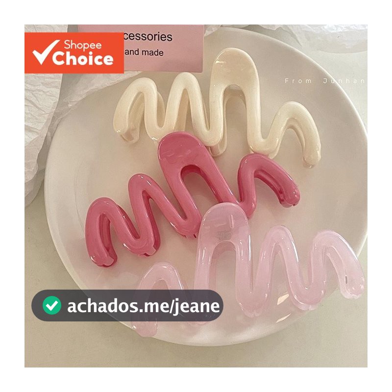 Garra De Cabelo De Gelatina Coreana : Antiderrapante E Forte Fixação Para Mulheres Meninas