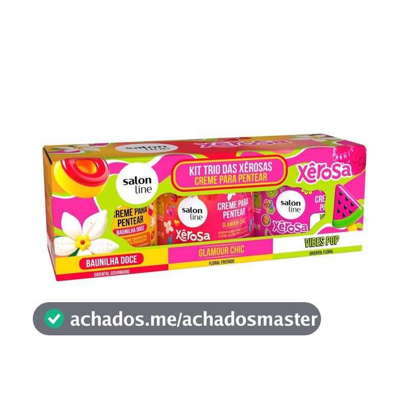 Kit Xêrosa com 3 Cremes para Pentear 180g