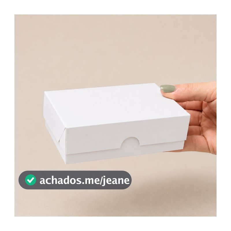 KIT Caixas Branca 12x8x3,5cm - Docinhos, Salgados, Kit Festa