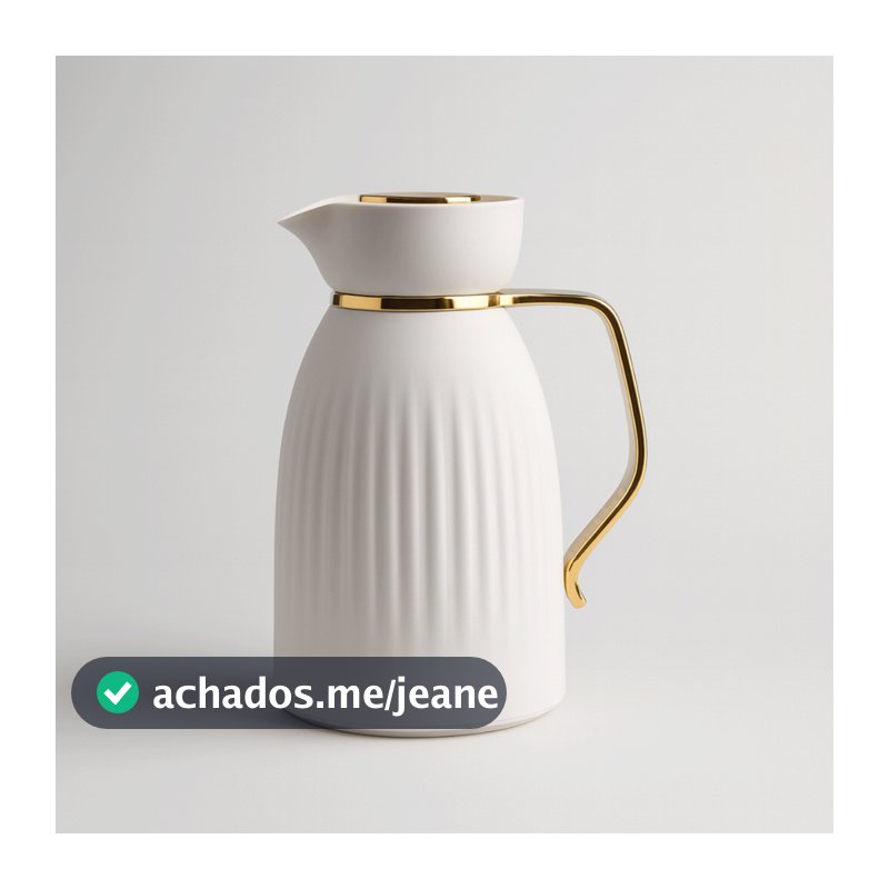 Garrafa Térmica Café 1 Litro Click Abre e Fecha Premium