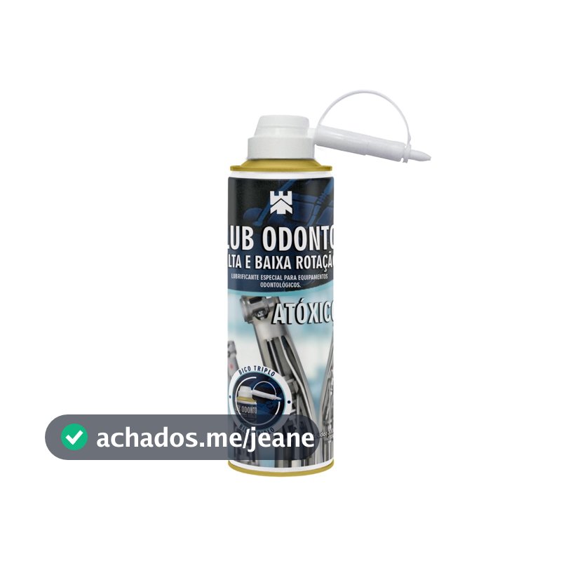 Lubrificante Odontológico de Alta e Baixa Rotação 300ml/185g