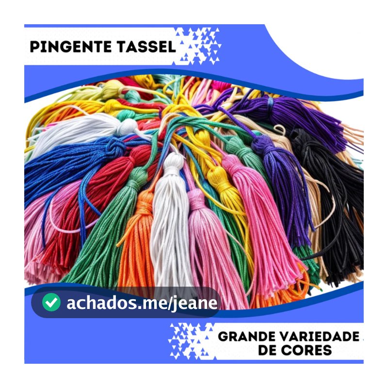 Pingente De Seda Tassel - 7.0 cm - Pacote com 10 / 50 / 100 unidades - Enfeite Decoração Casamento